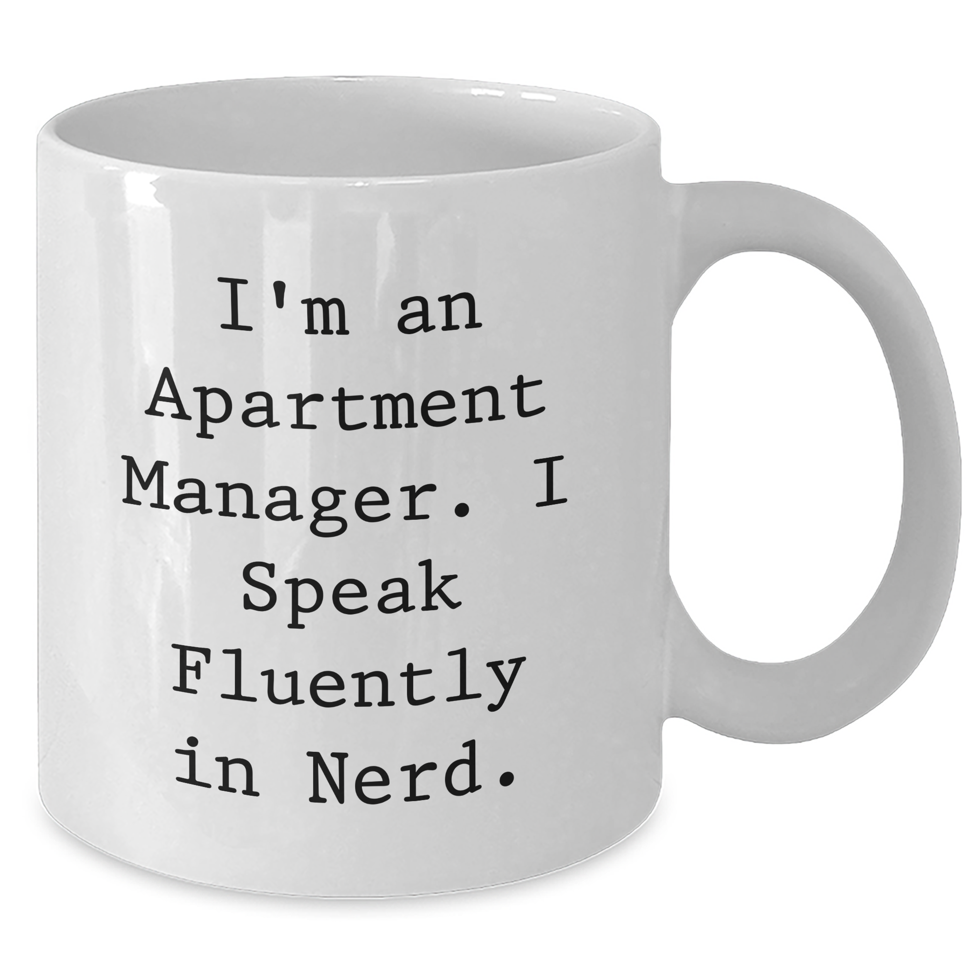 Funny Apartment Manager Gifts from Friends - White Coffee Mug for Dad's Unique Father's Day Presents - Additional