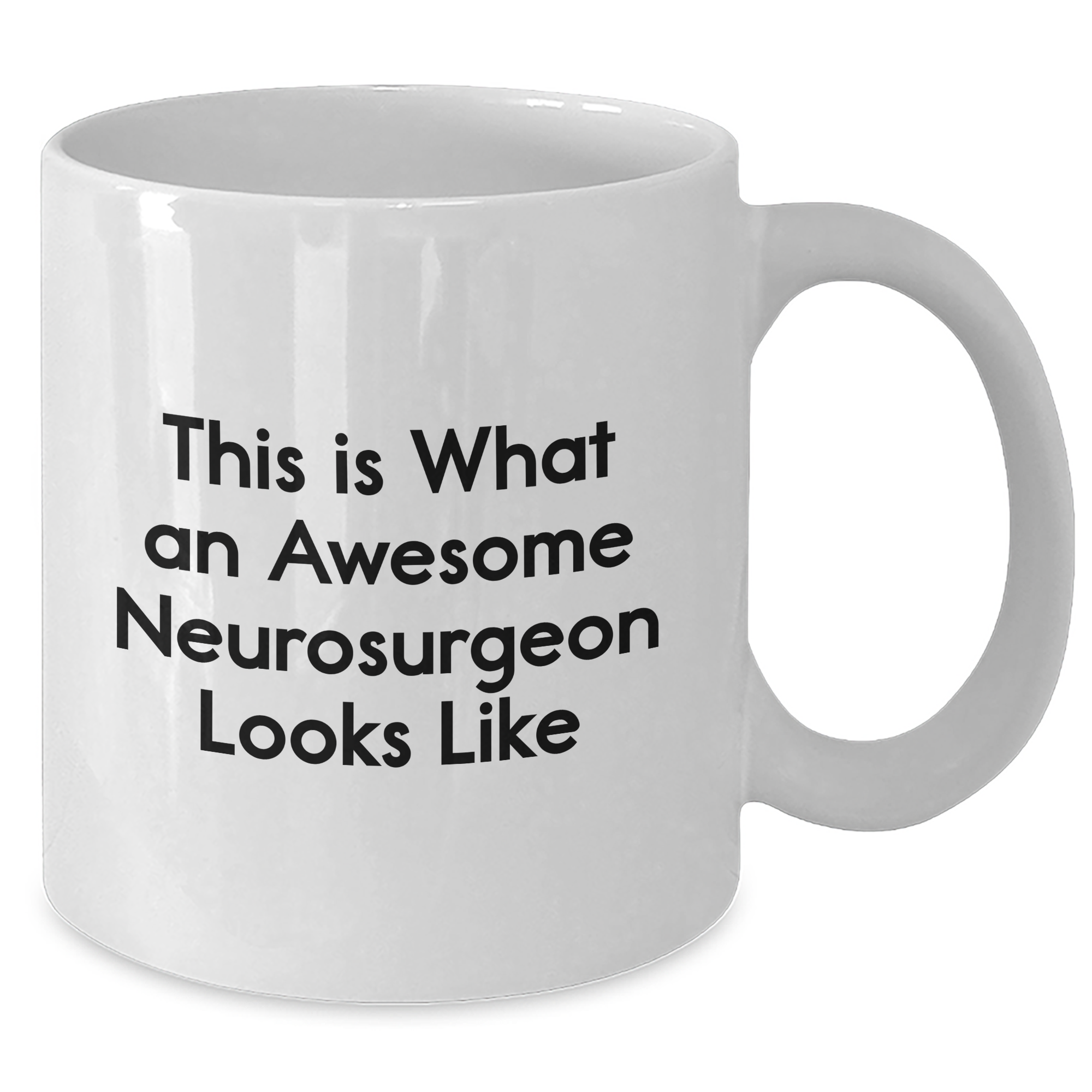 Funny Neurosurgeon Gifts from Friends for Men, Unique White Coffee Mugs This Is What An Awesome Neurosurgeon Looks Like, Graduation Unique Gifts - Additional
