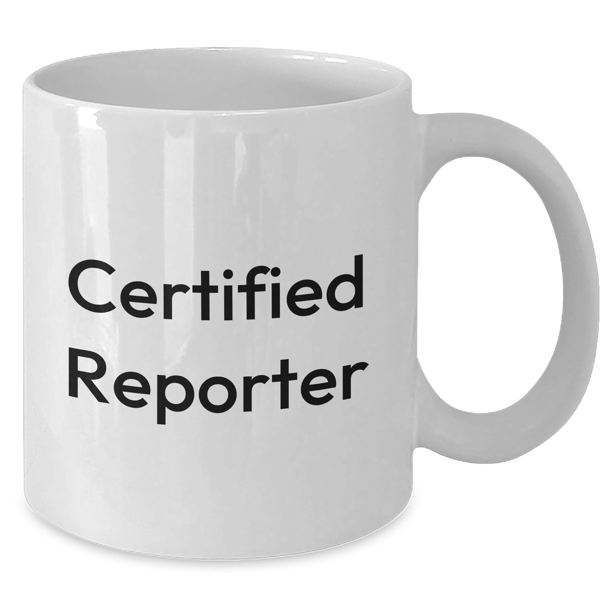 Funny Quote Reporter Gifts, White Coffee Mug for Men, Women, Friends, Coworkers, Family Graduation Unique Gifts from Men, Women, Friends, Coworkers, Family - Additional