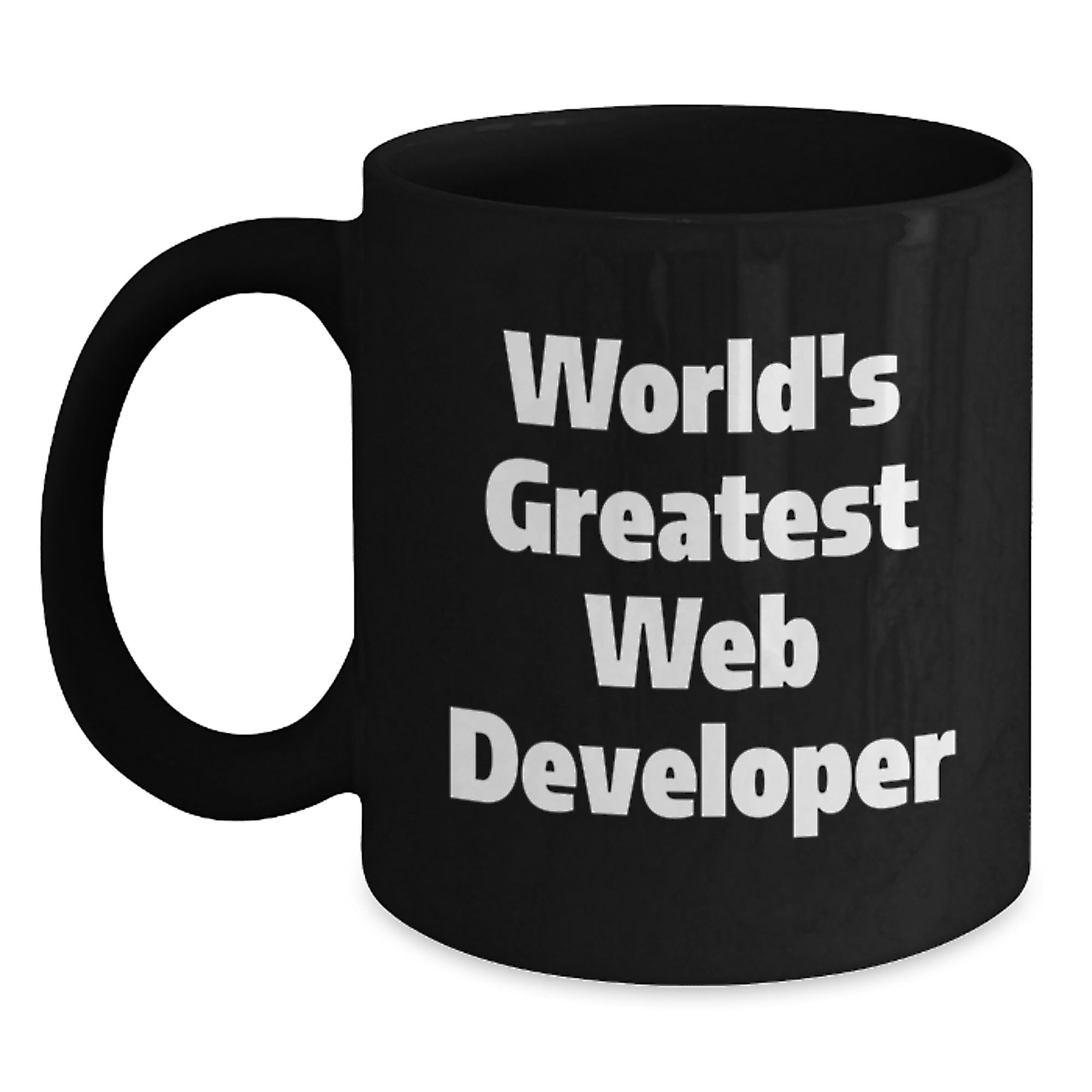 World's Greatest Web Developer Funny Quote Black Coffee Mugs Gifts for Web Developer Christmas Unique Gifts from Friends - Main