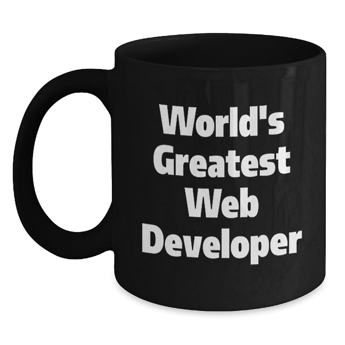 World's Greatest Web Developer Funny Quote Black Coffee Mugs Gifts for Web Developer Christmas Unique Gifts from Friends - Main