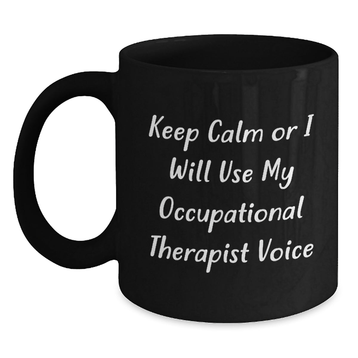 Funny Occupational Therapist Black Coffee Mugs Gifts from Friends for Men and Women Christmas Unique Mugs - Main