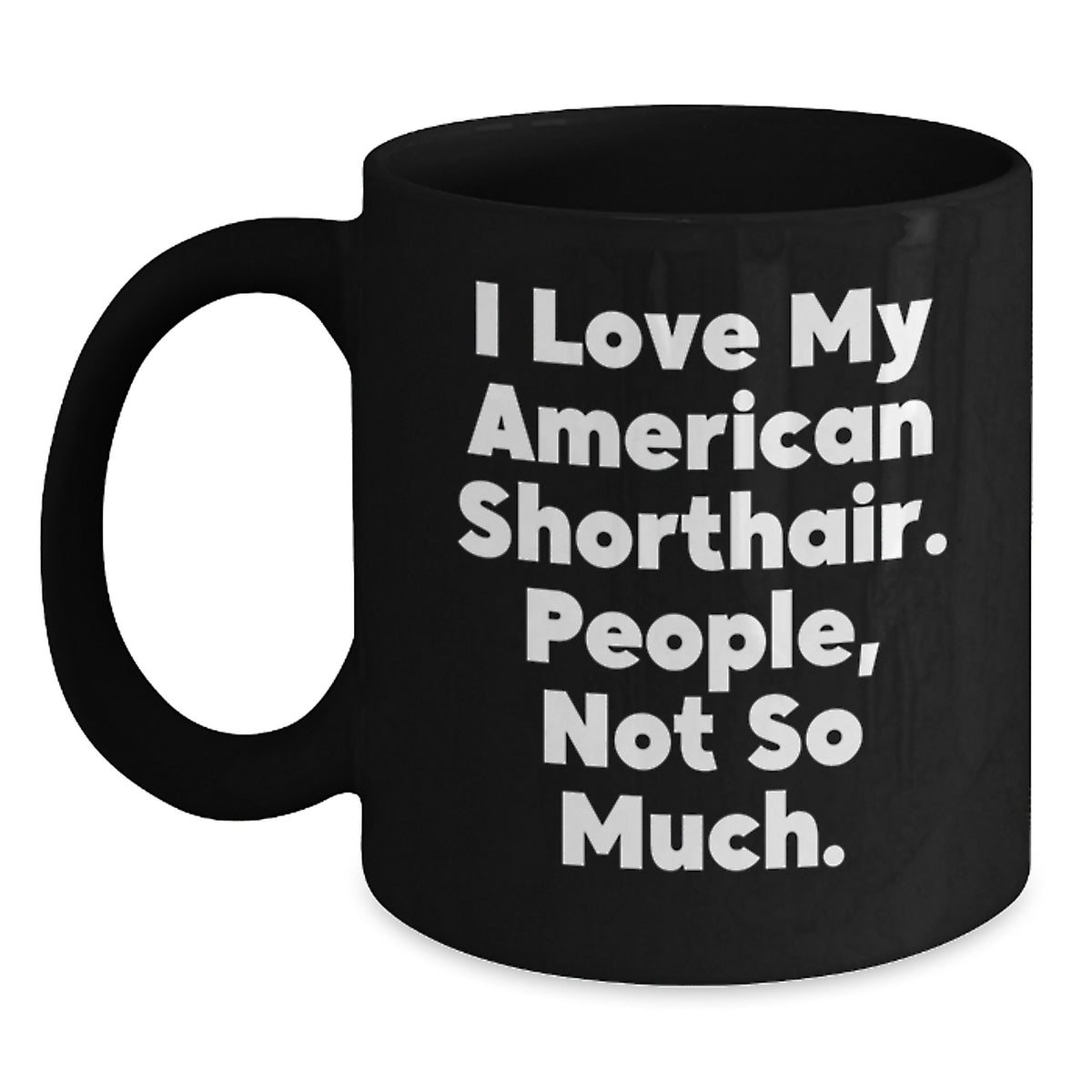 American Shorthair Cat Gifts, Funny Quote Mugs for Family Friends, Perfect Graduation Gifts from Mom to Cat Lover - Main