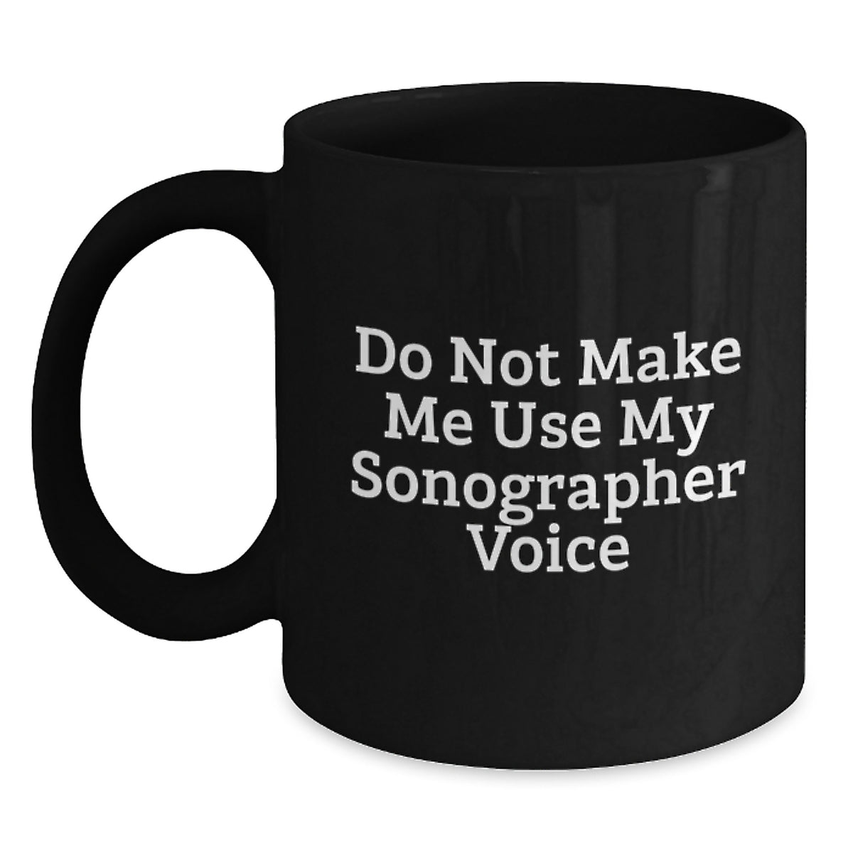 Gifts for Sonographers, Funny Black Coffee Mugs, Christmas Unique Gifts, Funny Sonographer Gifts from Friends - Main