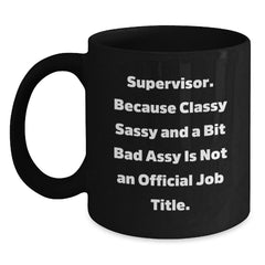 Funny Supervisor Mugs Gifts for Men Women Friends Coworkers Family from Christmas Unique - Main