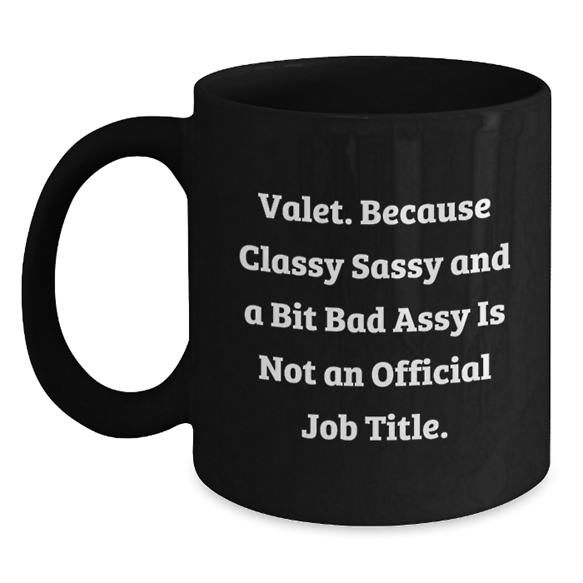 Valet Gifts from Friends, Christmas Unique Gifts for Valet, Funny Black Coffee Mug - Main