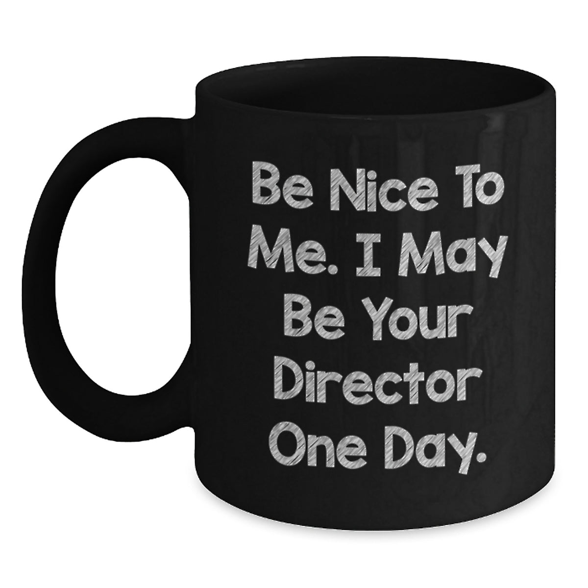 Funny Director Gifts from Friends, Black Coffee Mug for Men or Women, Christmas Unique Presents for Director - Main