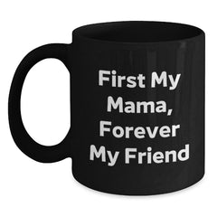 Mama Love Black Coffee Mugs, Funny Quote Gifts from Men, Women, Friends, Family for Christmas Unique Gifts - Main