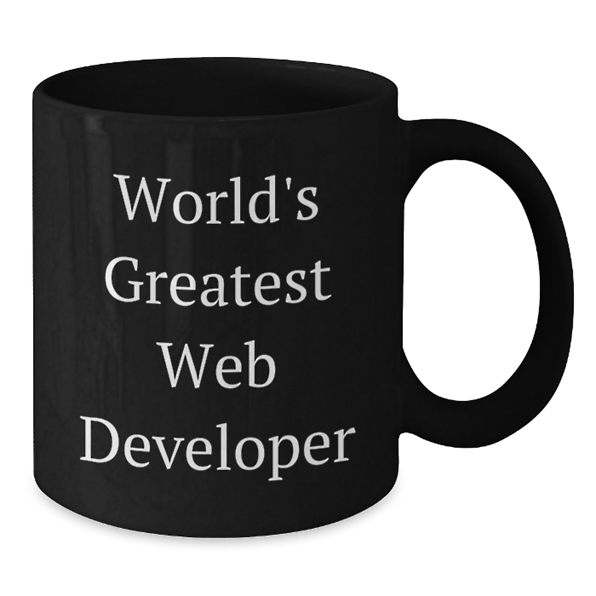 Funny World's Greatest Web Developer Black Coffee Mug Gifts from Men to Web Developer Friends Christmas Unique Gifts - Additional