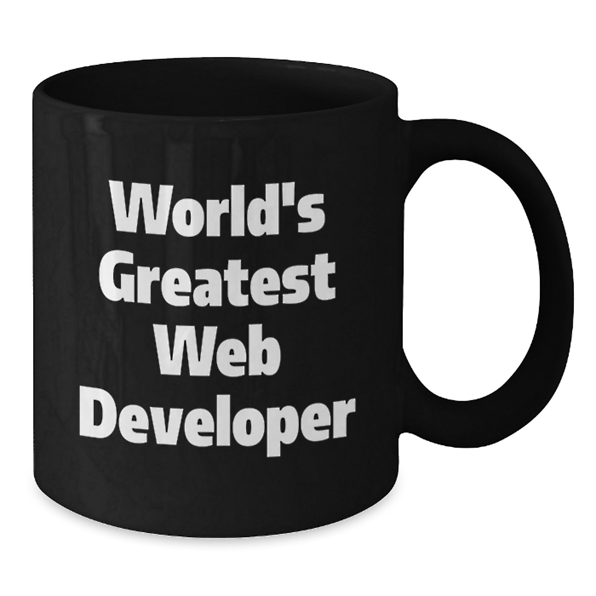 World's Greatest Web Developer Funny Quote Black Coffee Mugs Gifts for Web Developer Christmas Unique Gifts from Friends - Additional