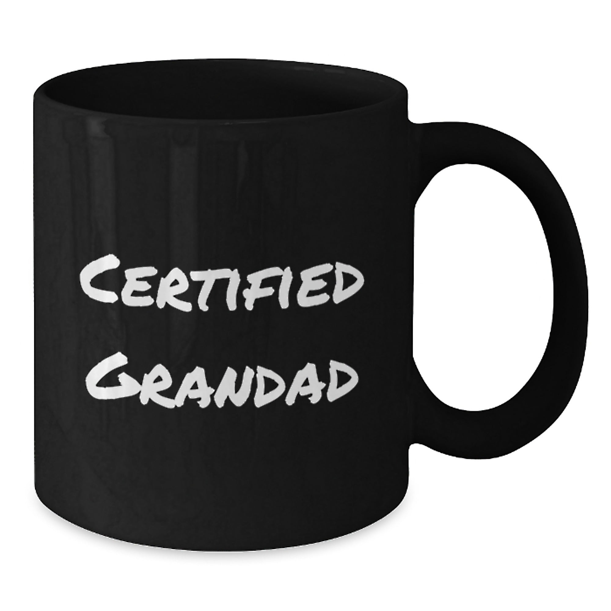 Grandad's Humorous Graduation Gifts from Family - Funny Black Coffee Mug, 11oz or 15oz, Microwave and Dishwasher Safe - Additional