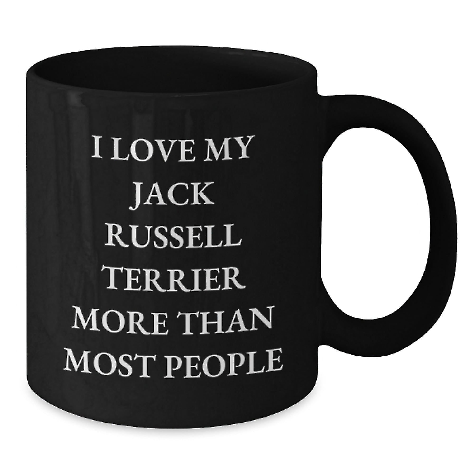 Funny Jack Russell Terrier Dog Gifts from Men, Women, Friends, Coworkers, Family - Black Coffee Mug for Jack Russell Terrier Dog Lover, Valentine's Unique Gifts - Additional