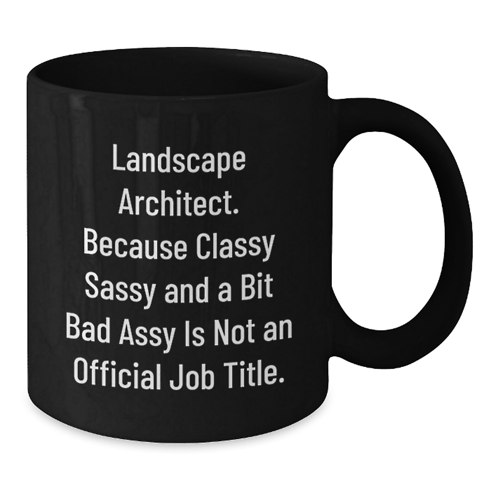 Funny Landscape Architect Gifts for Men, Unique Black Coffee Mug from Friends during Christmas Unique Gifts - Additional