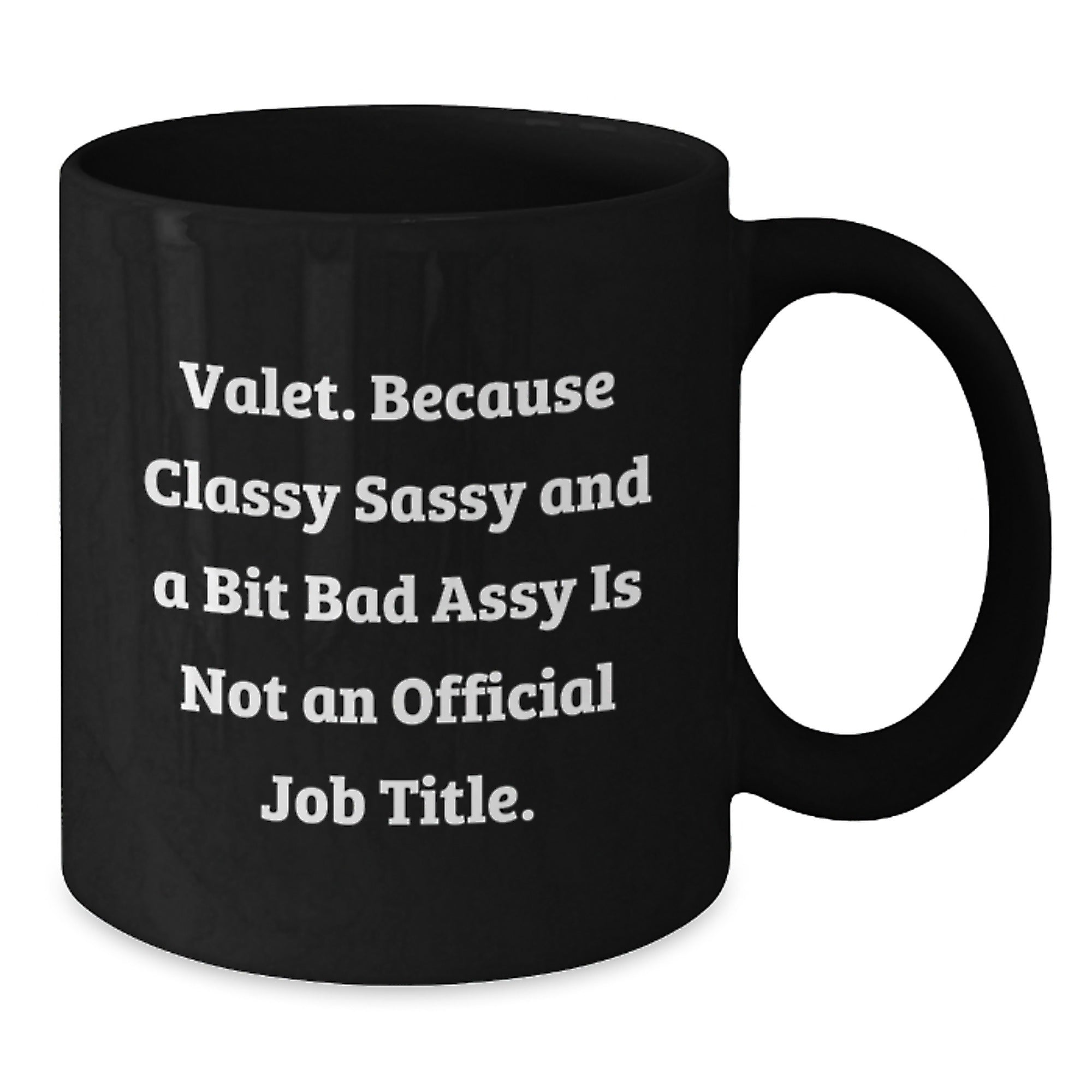 Valet Gifts from Friends, Christmas Unique Gifts for Valet, Funny Black Coffee Mug - Additional