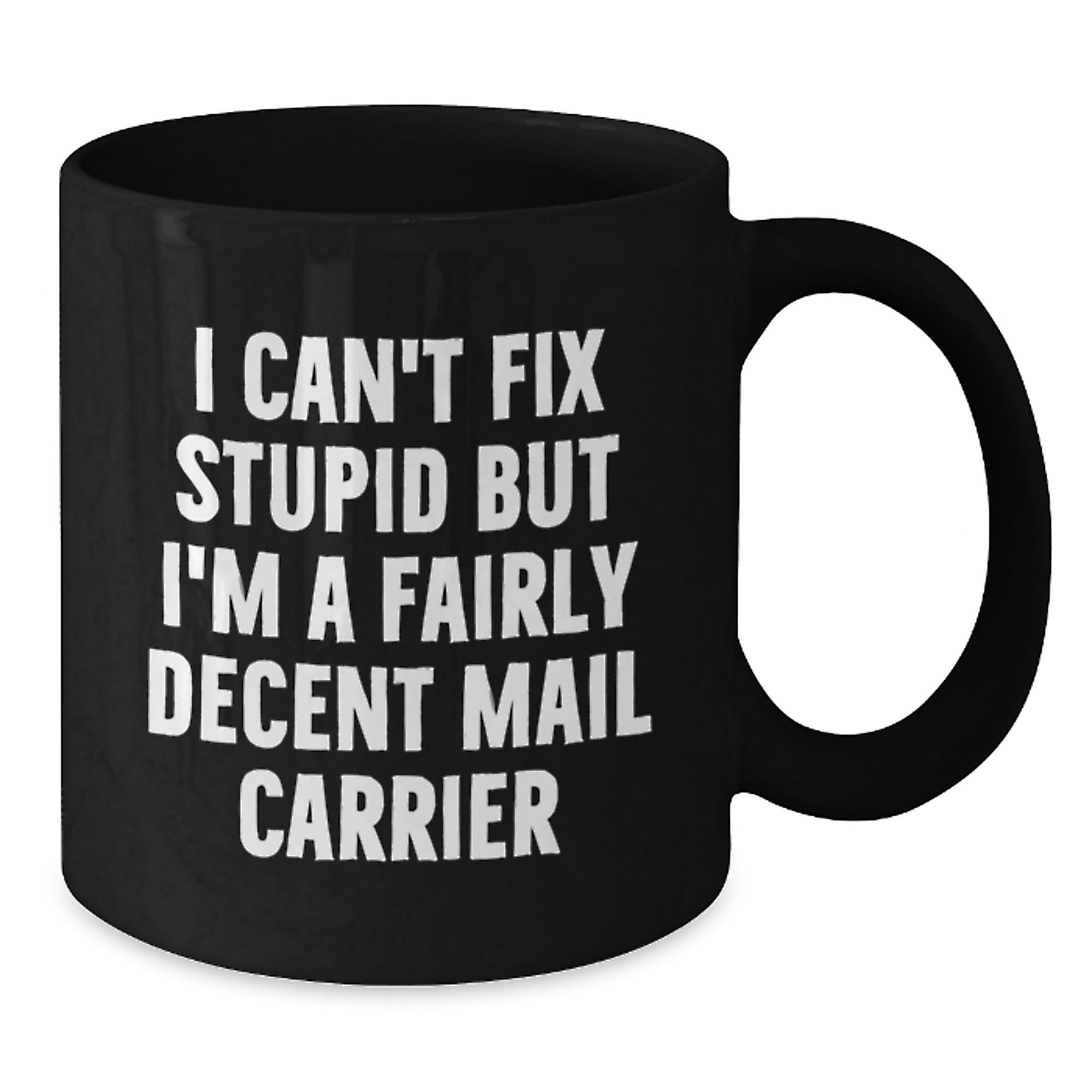 Funny Mail Carrier Gifts from Men to Women, Black Coffee Mug, Perfect for Mail Carrier, Inspirational Quote, Christmas Unique Gifts - Additional