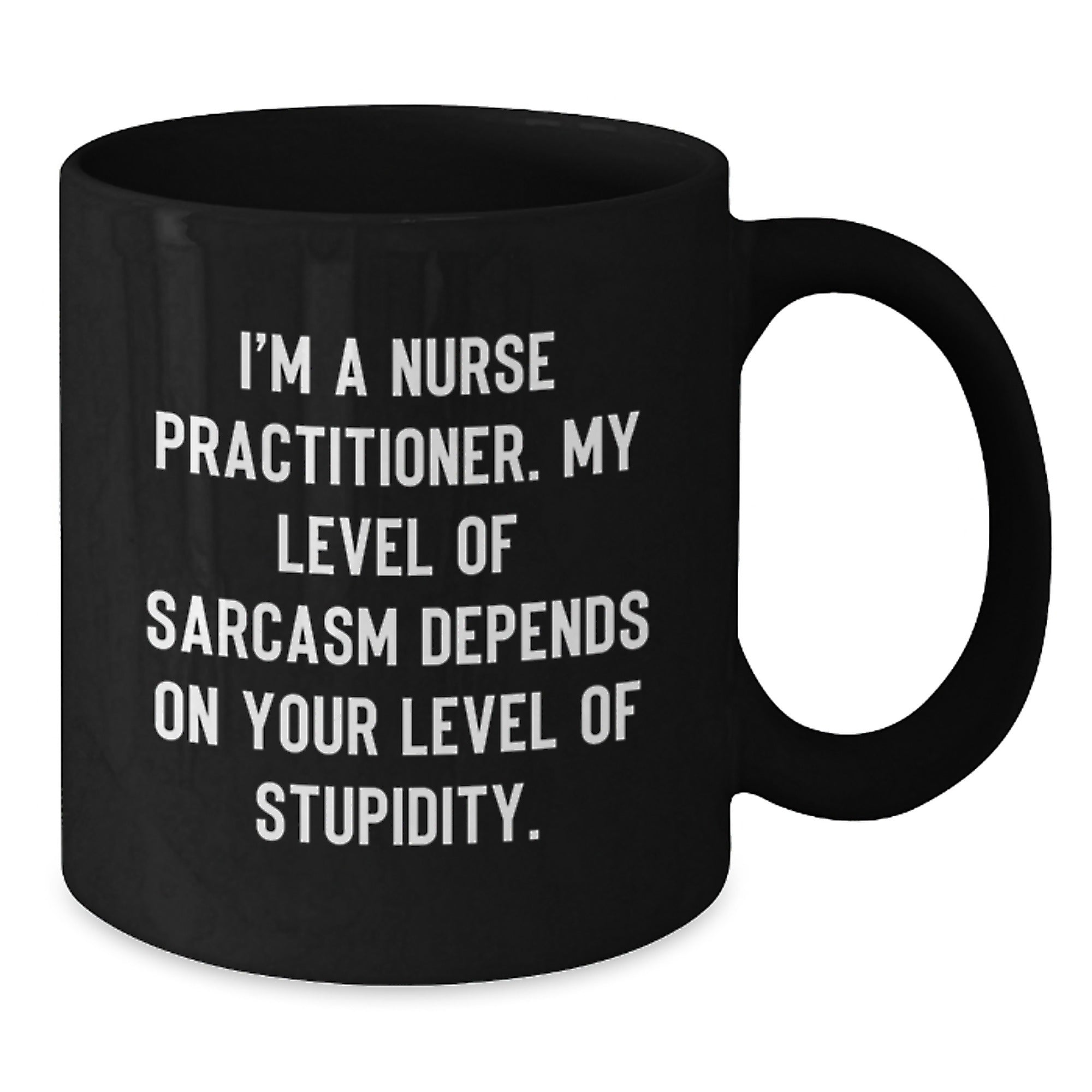 Nurse Practitioner Gifts, Funny Quote, Black Coffee Mug, Graduation Unique Gifts from Men, Gifts for Nurse Practitioner Women, Friends - Additional
