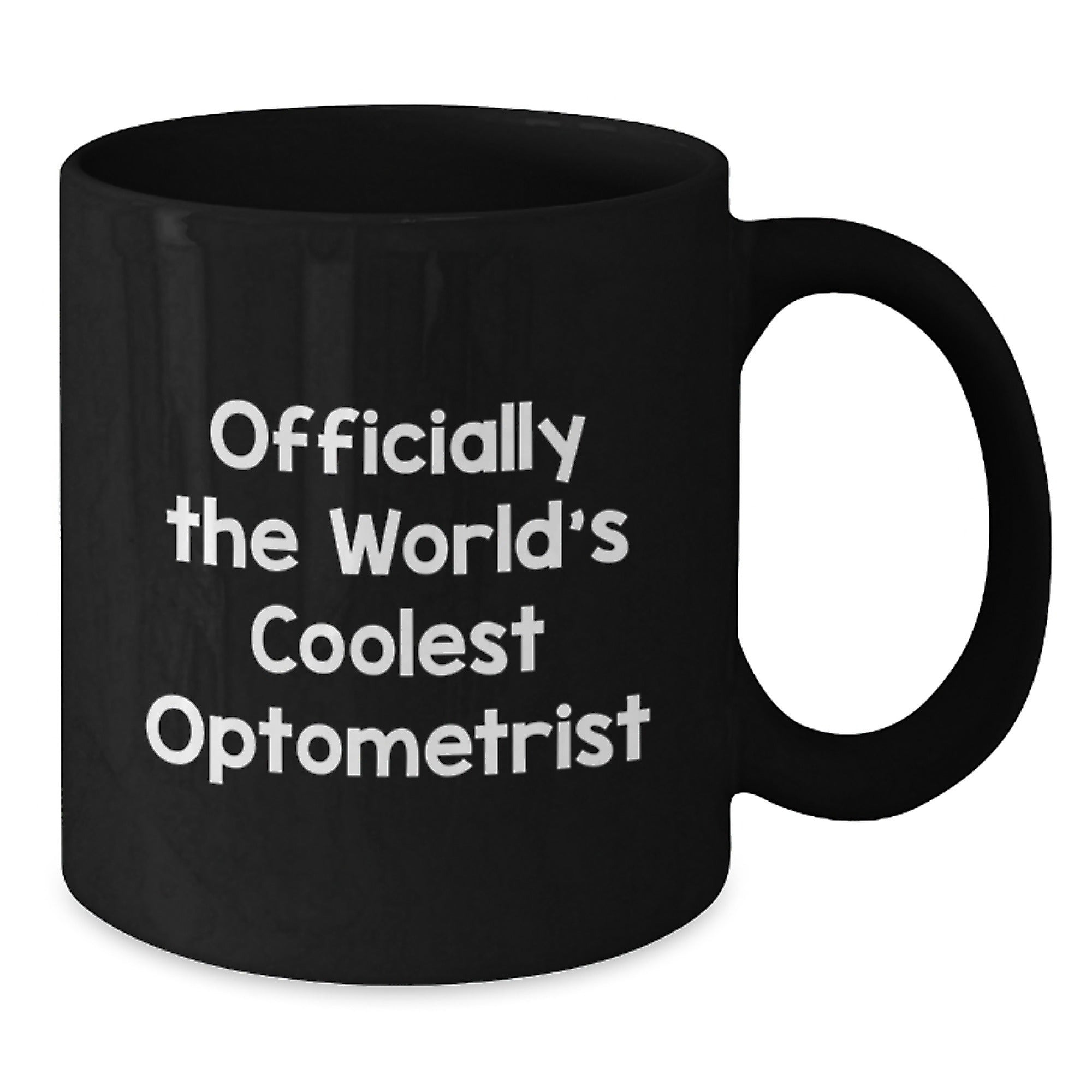 Optometrist Gifts, Funny Quote, Black Coffee Mug, Birthday Unique Gifts from Friends to Optometrist - Additional