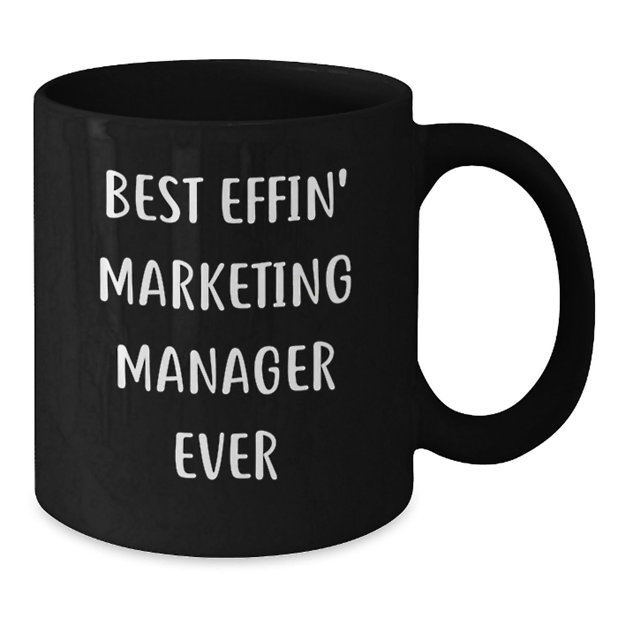 Funny Marketing Manager Gifts from Friends, Unique Black Coffee Mug for Marketing Manager, Graduation Unique Gifts - Additional
