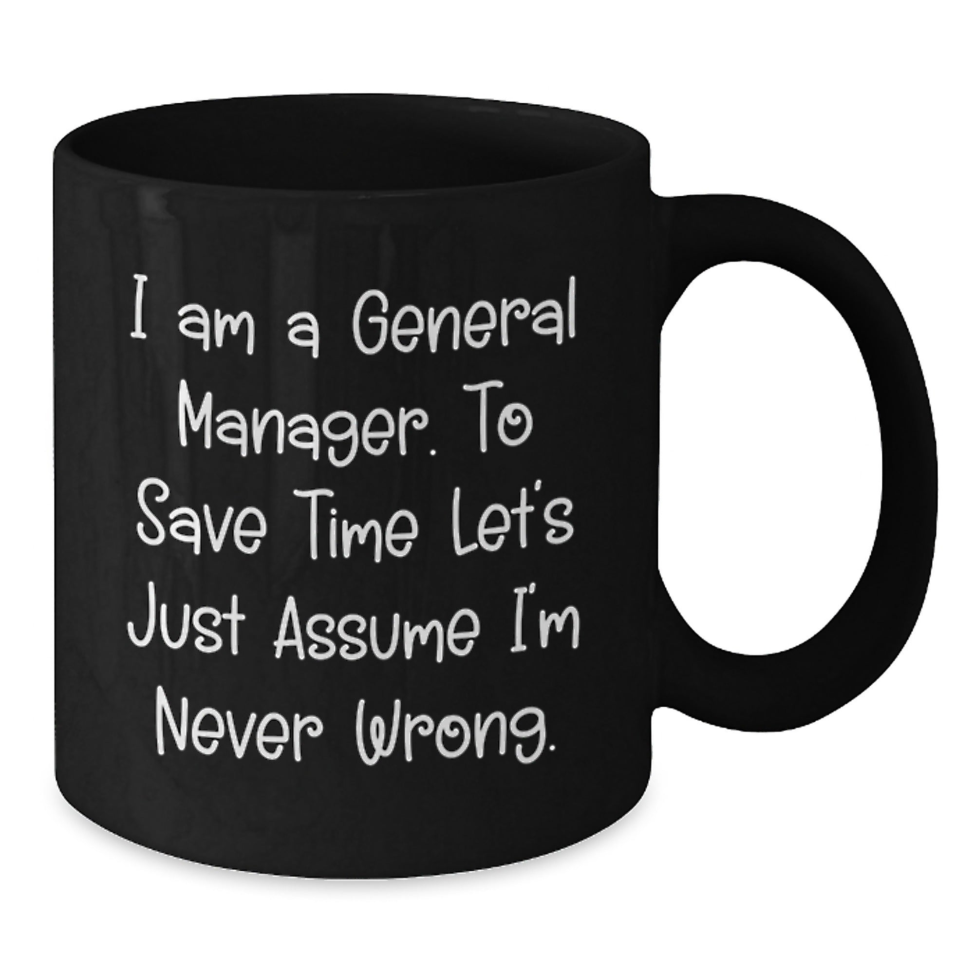 General Manager Funny Mugs Gifts for Men Unique Christmas Office Humor from Friends and Family - Additional