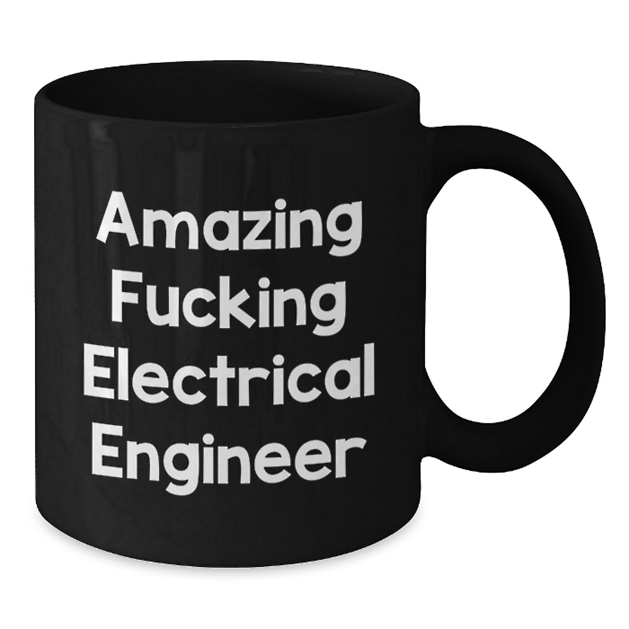 Funny Electrical Engineer Gifts from Friends for Birthday - Amazing 'Wow' Quote Black Coffee Mug - Additional