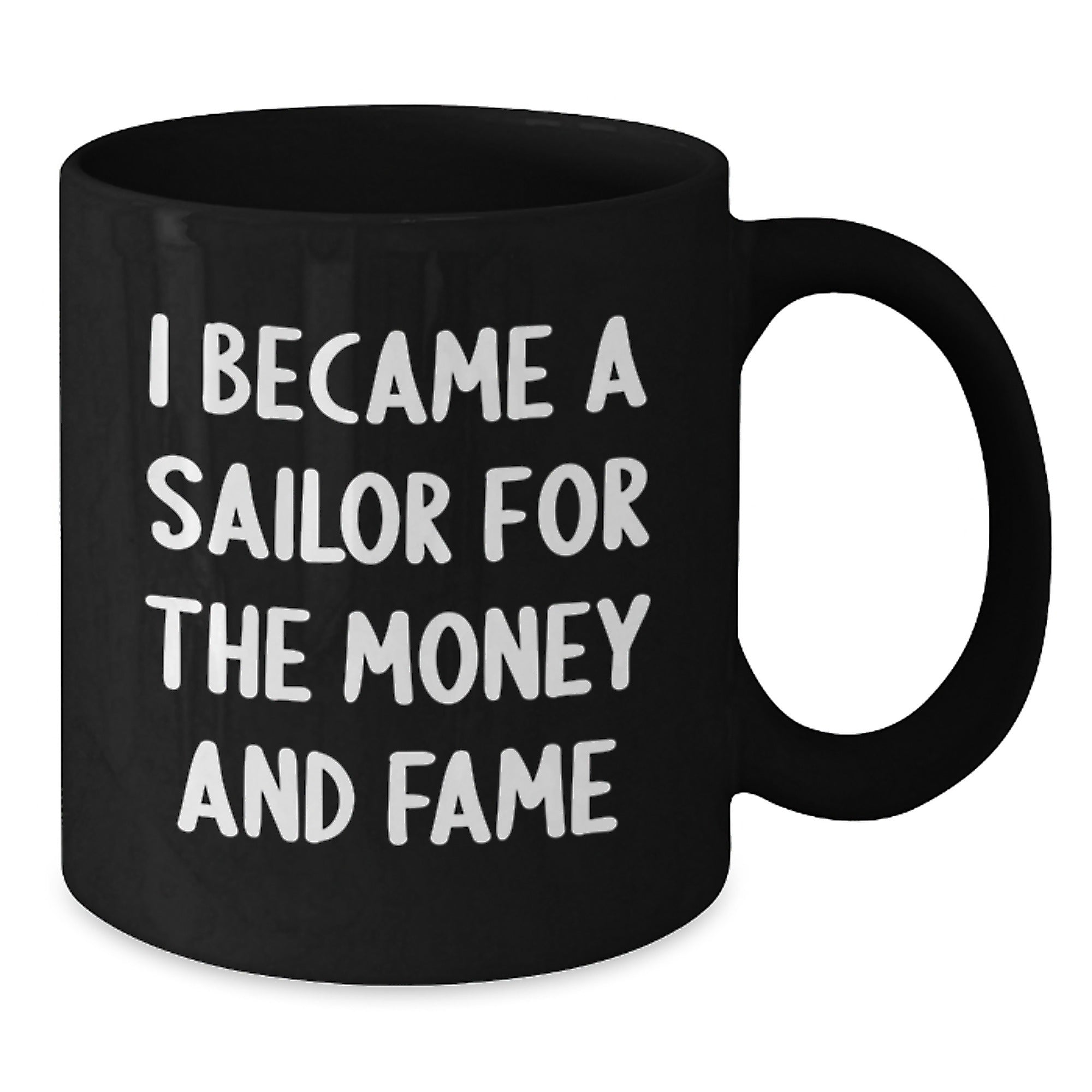 Sailor Gifts for Him or Her - Funny Quote Black Coffee Mug, Graduation Unique Gifts from Friends, Coworkers, or Family - Additional