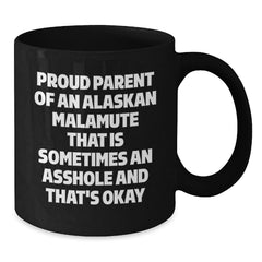 Funny Alaskan Malamute Dog Mom Gifts, Proud Parent Mugs, Valentine's Unique Gifts for Men, Women, Family, Friends - Additional