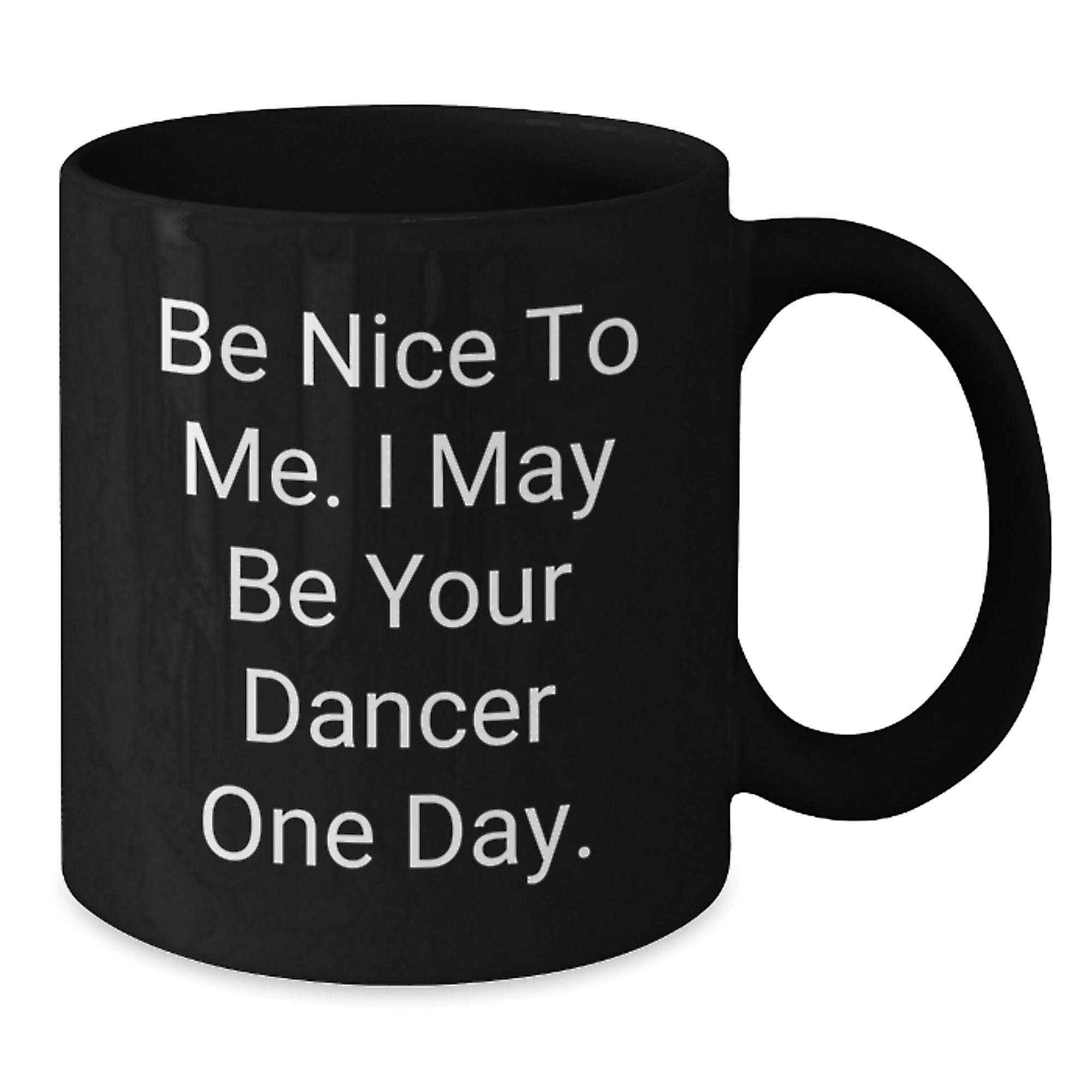 Funny Dancer Black Coffee Mug Gifts from Family for Friends and Coworkers This Christmas Unique - Additional
