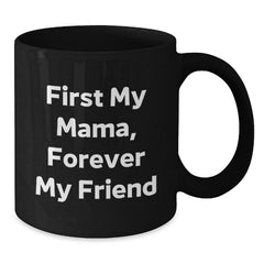 Mama Love Black Coffee Mugs, Funny Quote Gifts from Men, Women, Friends, Family for Christmas Unique Gifts - Additional