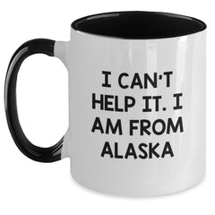Funny Alaska Two Tone Coffee Mugs Gifts from Family to Friends, Unique Christmas Unique Gifts for Men Women - Main