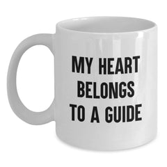 Funny White Coffee Mugs for Guide Lovers Gifts from Friends Family - Main