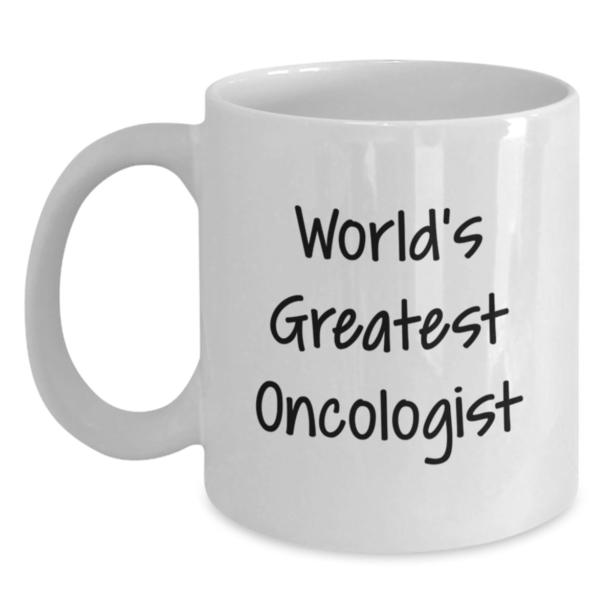 Funny Gifts from Men for Oncologists World's Greatest White Coffee Mug Christmas Unique Presents - Main