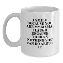 Funny Mama White Coffee Mugs Gifts from Family for Mama Christmas - Main