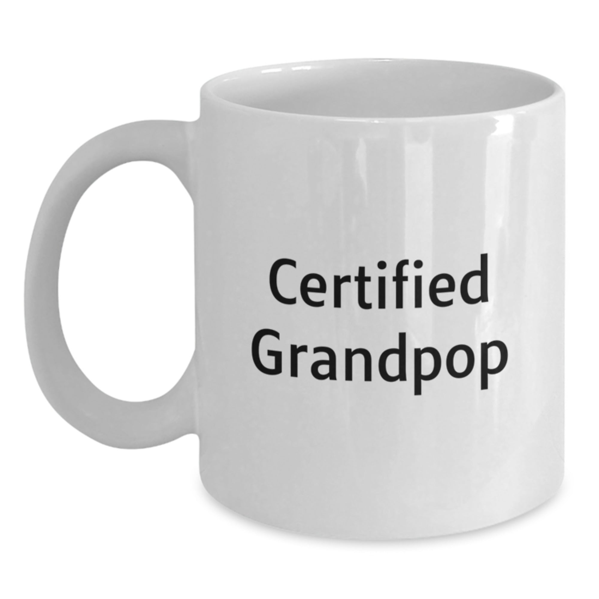 Funny Grandpop Gifts for Men, Unique White Coffee Mug with Inspirational Quote, Ideal Gifts for Graduation from Family to Grandpop - Main