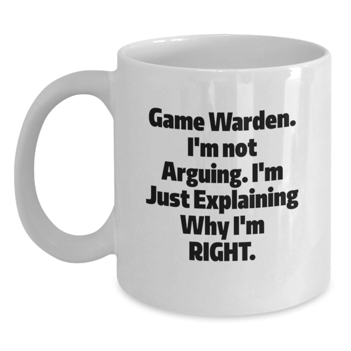 Funny Game Warden Mugs Gifts from Friends for Christmas Unique Presents - Main