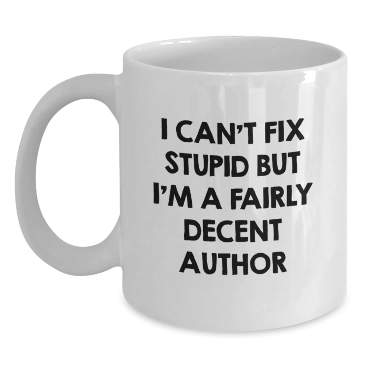 Funny Author Gifts from Men to Women on Christmas Unique White Coffee Mugs for Author Enthusiasts - Main