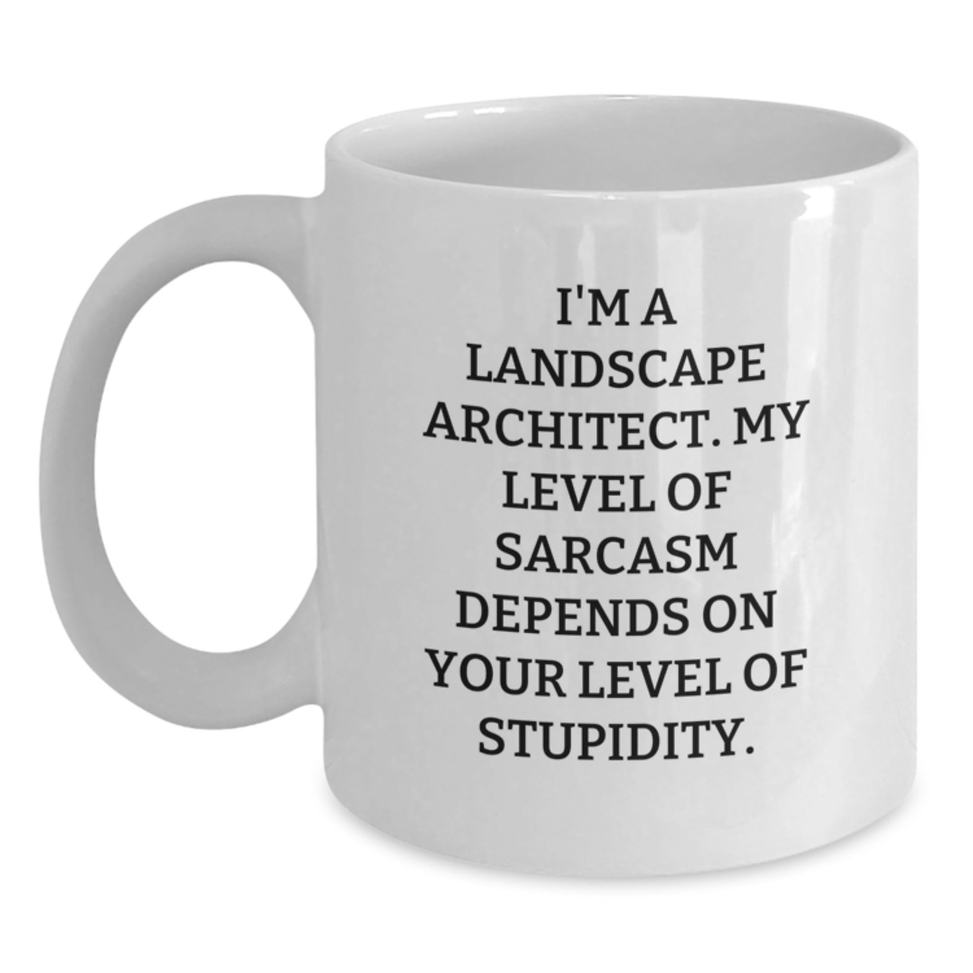 Landscape Architect Sarcasm White Coffee Mug Gifts from Men to Friends, Perfect for Graduation Unique Gifts for Him - Main