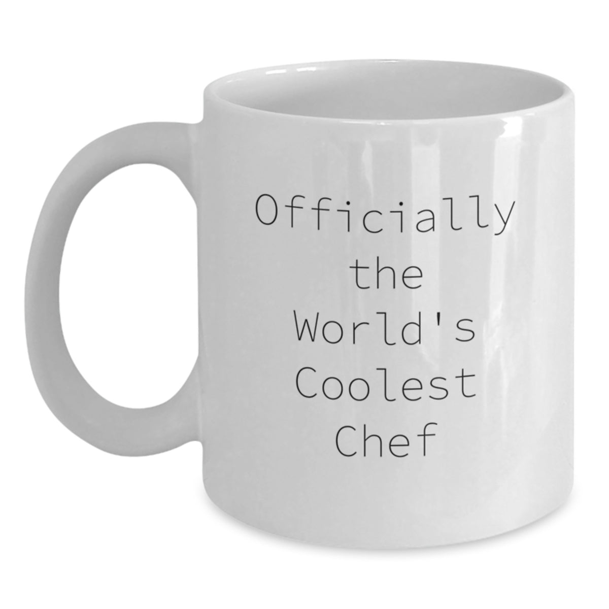 Funny Chef Gifts, Officially The World's Coolest Chef Quotes on White Coffee Mug - Gifts from Friends, Family, or Coworkers for Chef Graduation Unique Gifts - Main