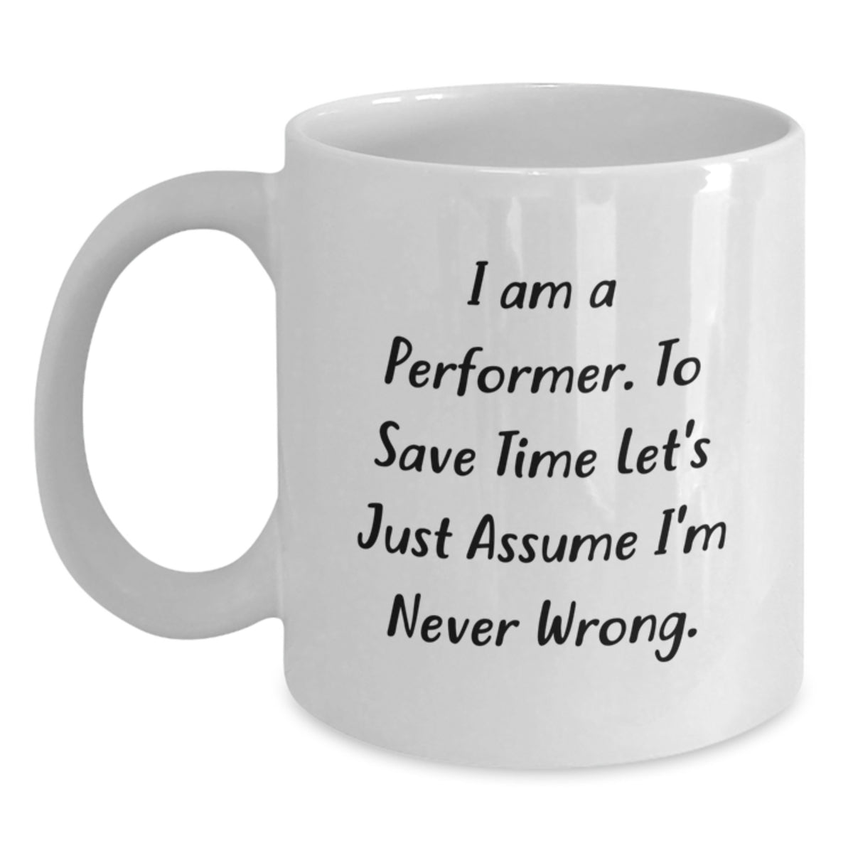 Funny Performer Mug Gifts from Friends for Christmas Unique - Main
