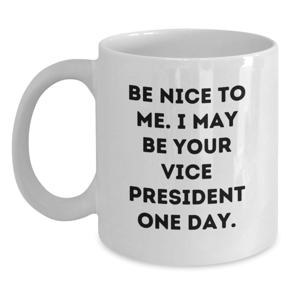 Funny Vice President White Coffee Mug Gifts from Friends to Vice President Men Christmas Unique - Main