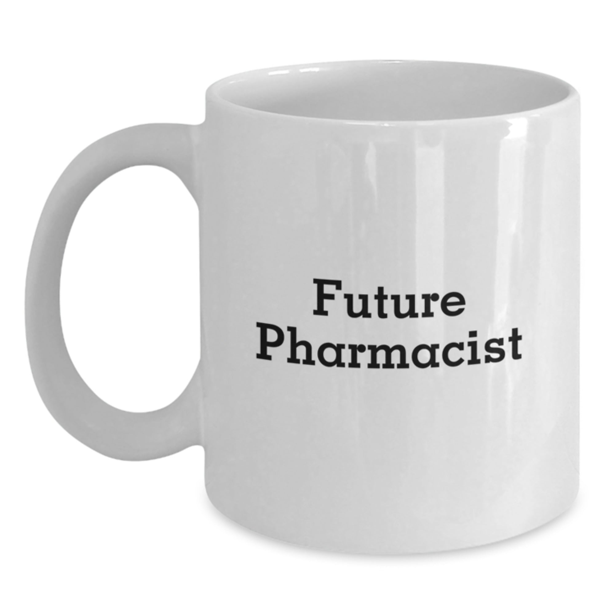 Funny Future Pharmacist Christmas Unique Gifts from Family for Men White Coffee Mug - Main