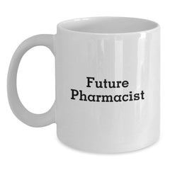Funny Future Pharmacist Christmas Unique Gifts from Family for Men White Coffee Mug - Main