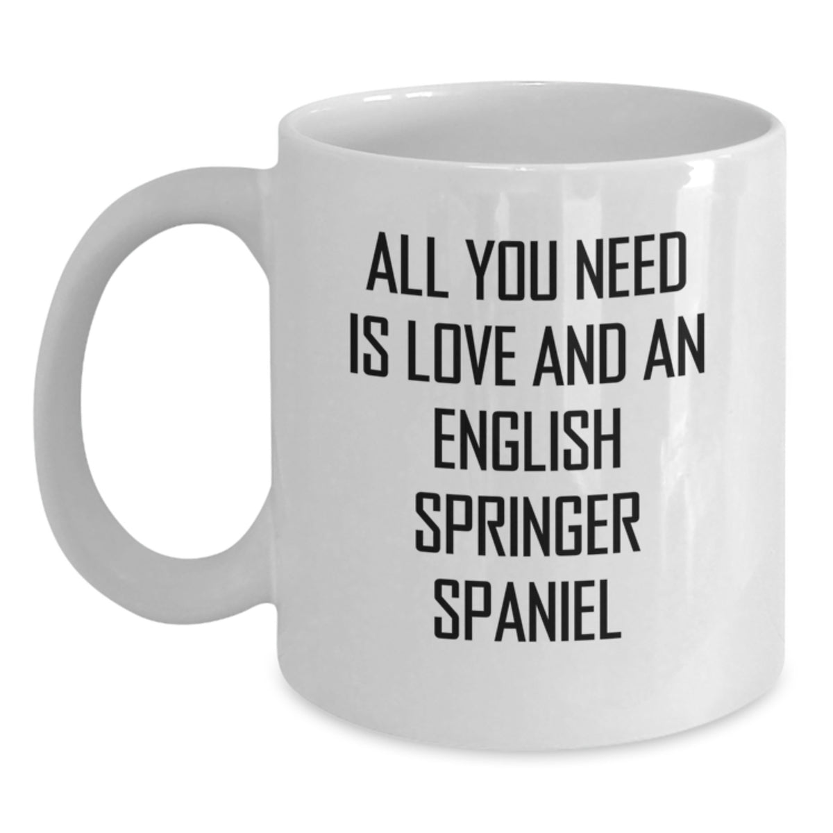 English Springer Spaniel Dog Love White Coffee Mug Gifts from Men for English Springer Spaniel Dog Birthday Unique - Main