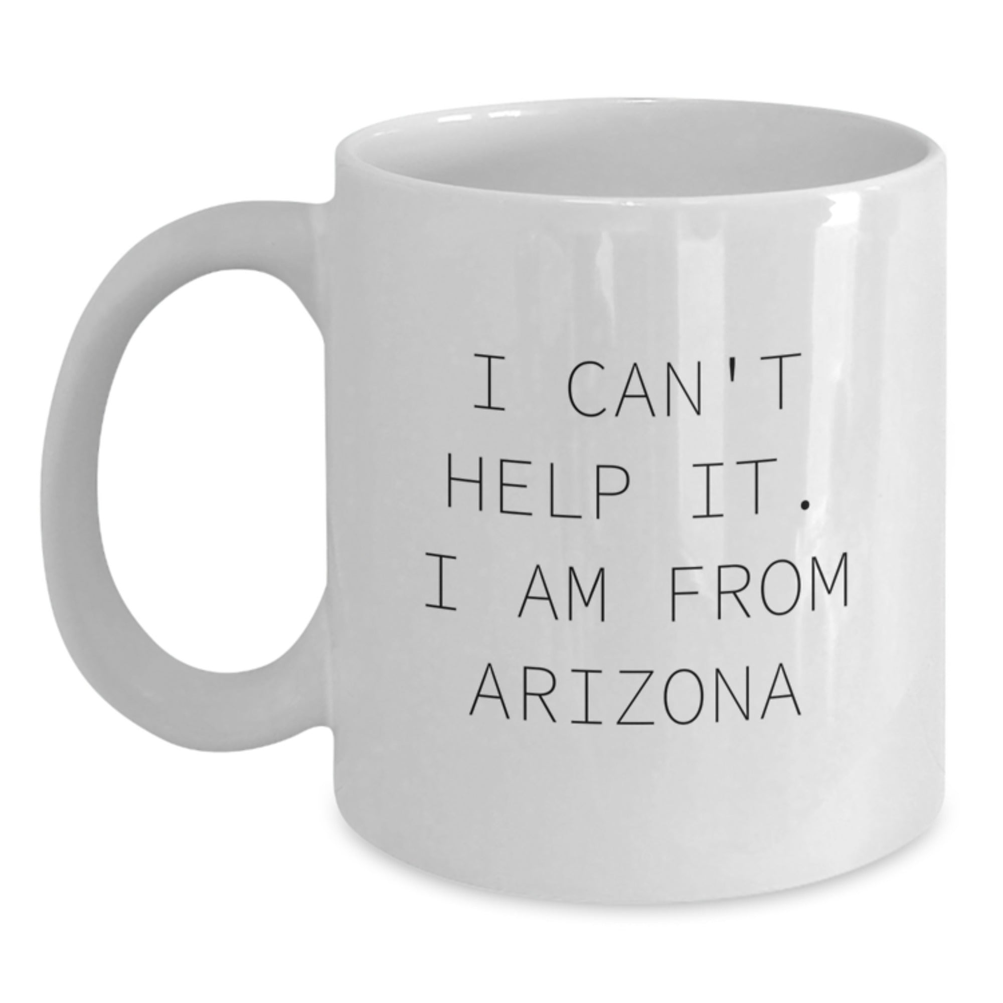 Arizona White Coffee Mugs Funny Gift Ideas from Friends to Family for Christmas - Main