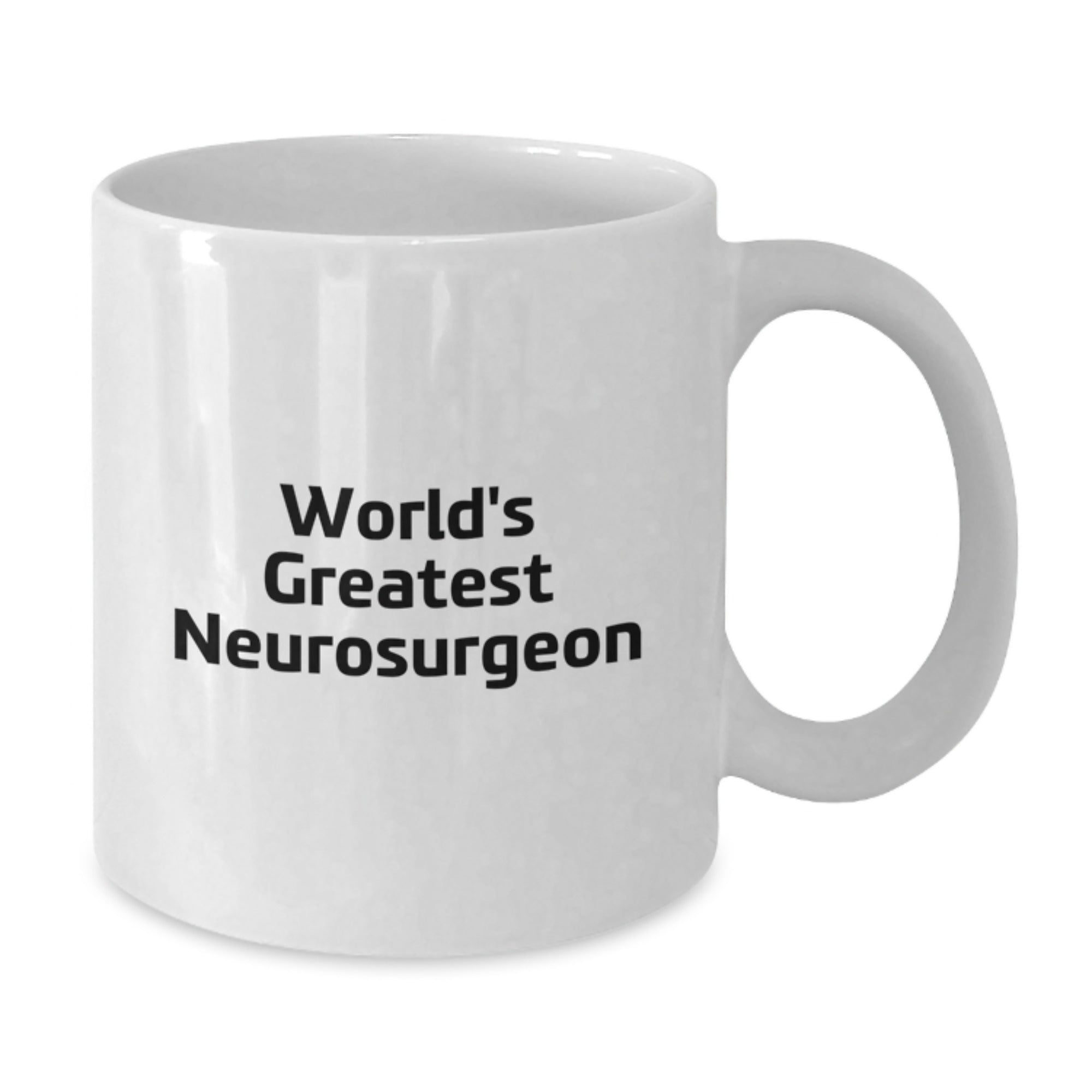 Funny World's Greatest Neurosurgeon Gifts for Men, Unique Christmas Unique Gifts from Friends, White Coffee Mug - Additional