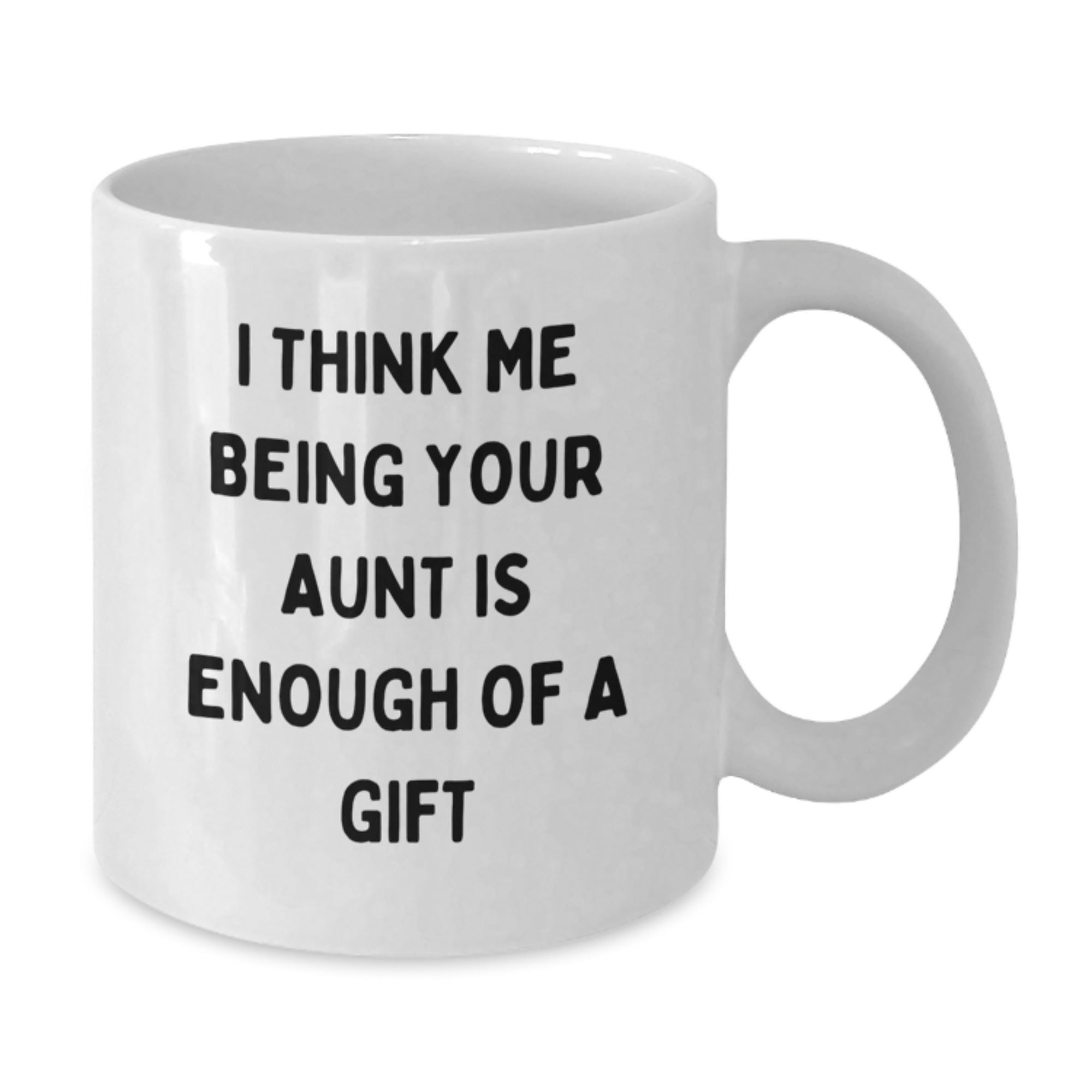 Funny Aunt Sentiment White Coffee Mugs Gifts from Family Members for Aunt - Additional