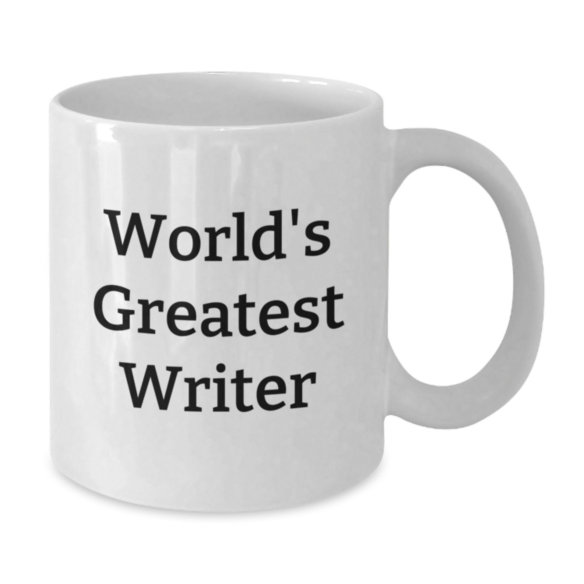 Funny Writer Gifts from Family and Friends - 'World's Greatest Writer' White Coffee Mug for Christmas Unique Gifts - Additional