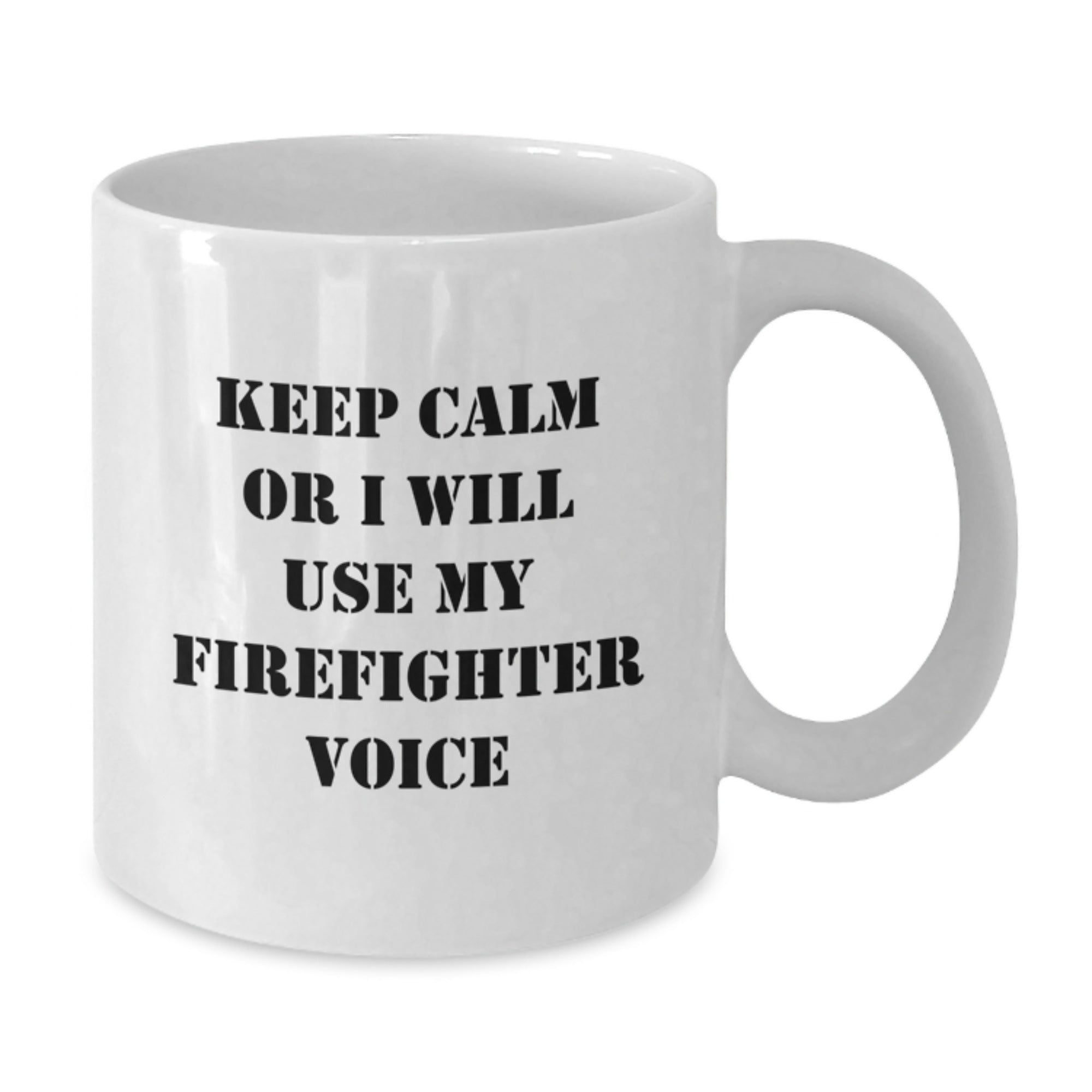 Funny Firefighter White Coffee Mug Gifts from Men for Firefighter on Christmas - Additional