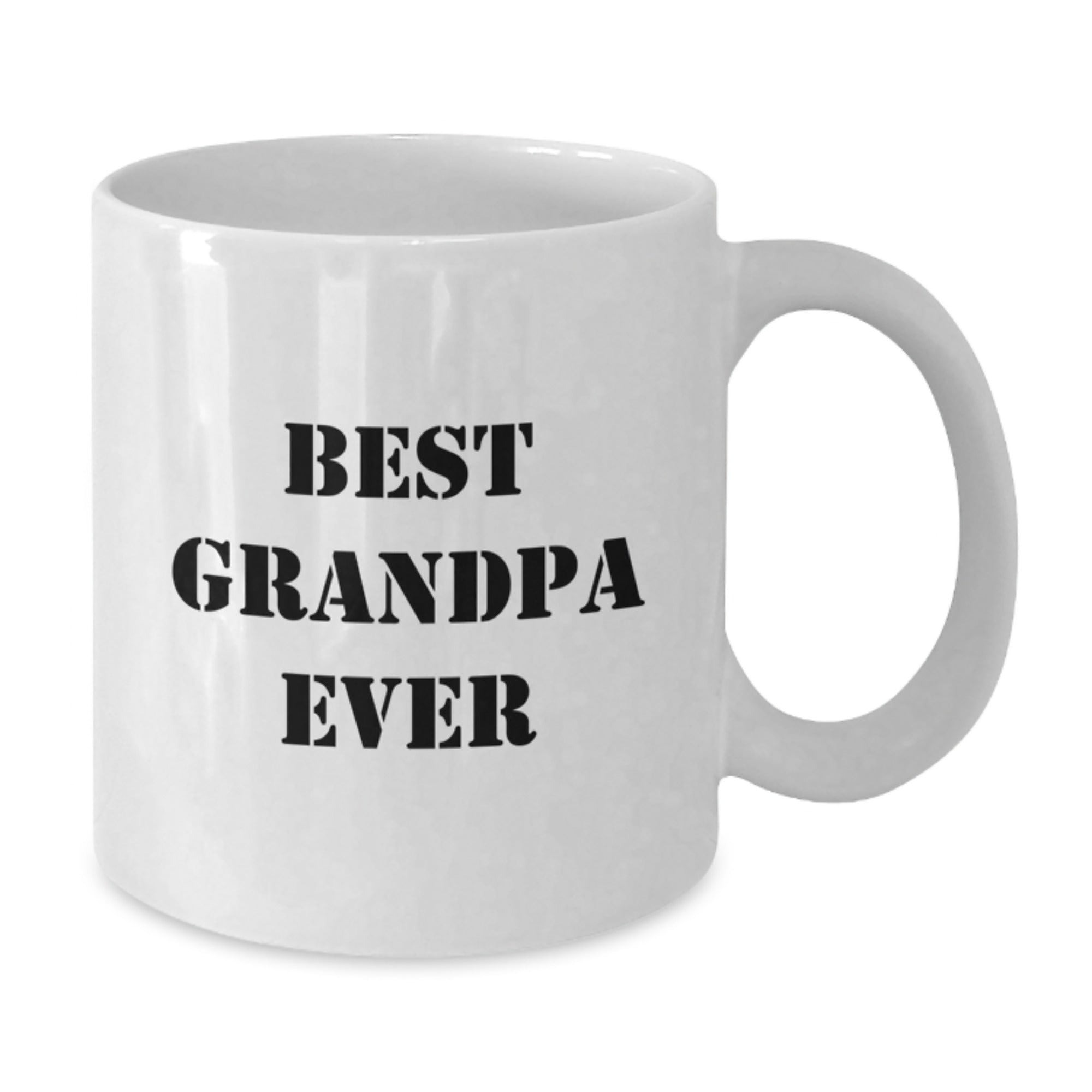 Funny Grandpa Gifts, Best Grandpa Ever White Coffee Mug for Dad, Funny Birthday Unique Gifts from Family, Unique Gifts for Grandpa, 11oz or 15oz Capacity - Additional