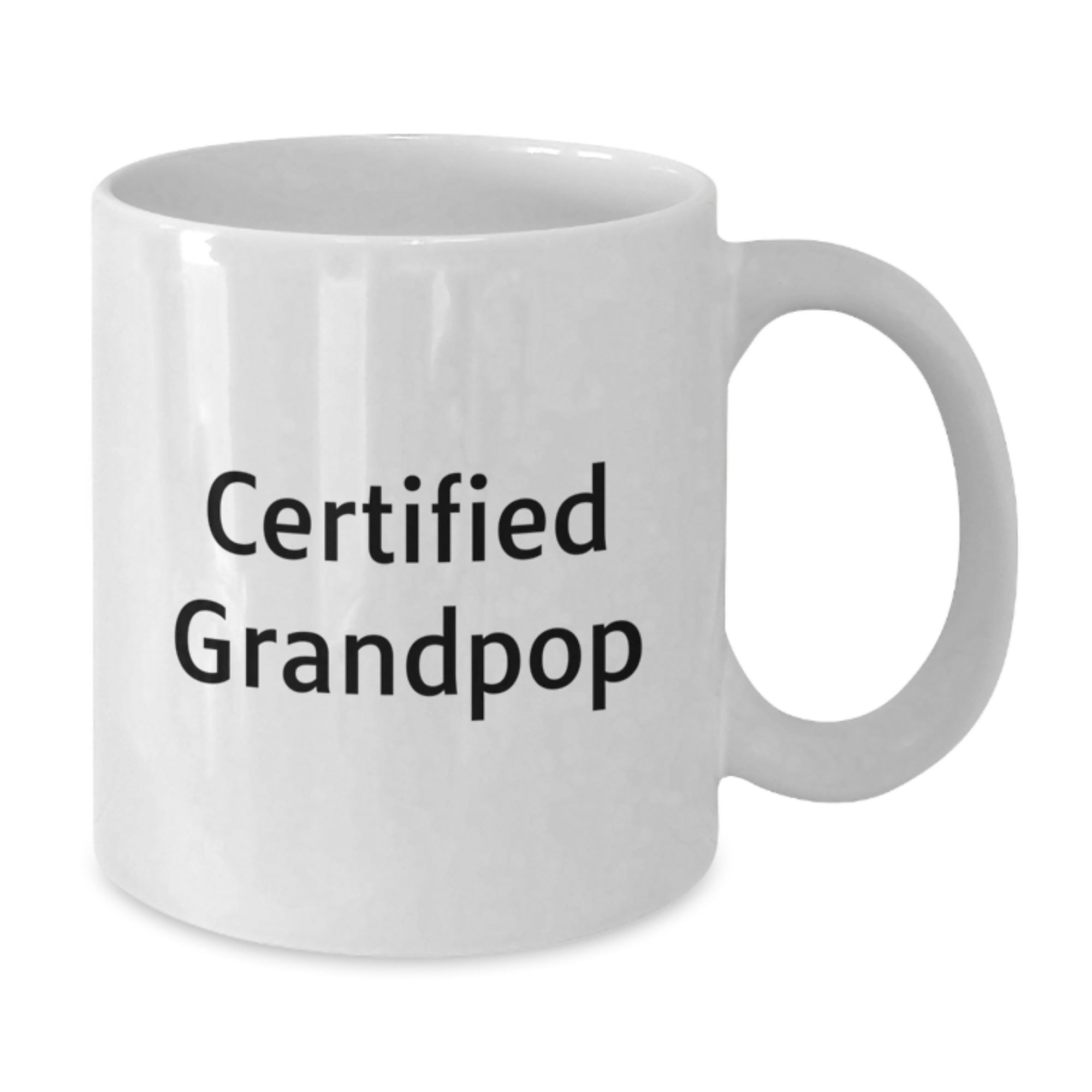 Funny Grandpop Gifts for Men, Unique White Coffee Mug with Inspirational Quote, Ideal Gifts for Graduation from Family to Grandpop - Additional
