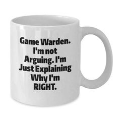 Funny Game Warden Mugs Gifts from Friends for Christmas Unique Presents - Additional